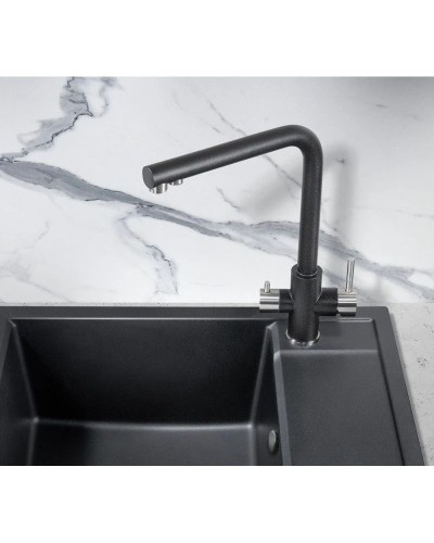 Смеситель для кухни с подключением к фильтру Milacio Ultra MCU.553.MB