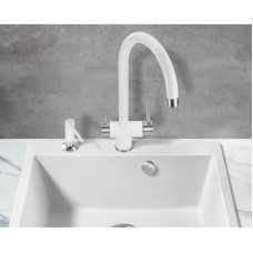 Смеситель для кухни с подключением к фильтру Milacio Ultra MCU.554.WH