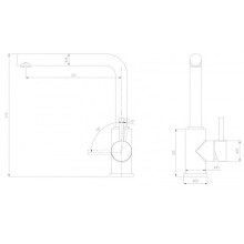 Смеситель для кухни Milacio Ultra MCU.555.GR