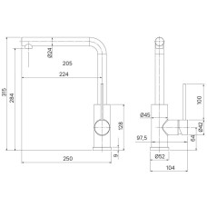 Смеситель для кухни IDDIS Rule RULBLL0i05