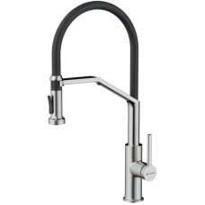 Смеситель для кухни с подключением к фильтру Omoikiri Makkari 2 Plus-SB-BN-BL нержавеющая сталь 4994494