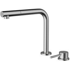 Смеситель для кухни Omoikiri Nara-S-BN нержавеющая сталь 4994329
