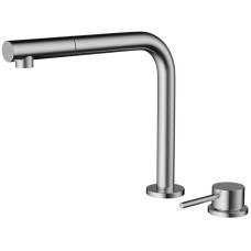 Смеситель для кухни с подключением к фильтру Omoikiri Nara 2 Plus-S-BN нержавеющая сталь 4994369