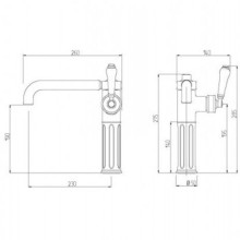 Смеситель для кухни Migliore Ermitage 25006 Хром
