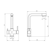 Смеситель для кухни Migliore Fortis 26618 Хром