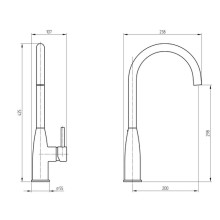 Смеситель для кухни Migliore Fortis 26089 Хром