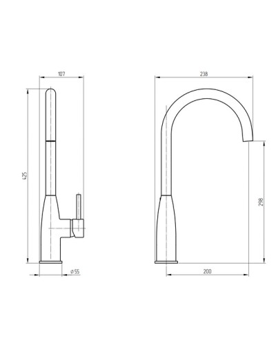 Смеситель для кухни Migliore Fortis 26089 Хром