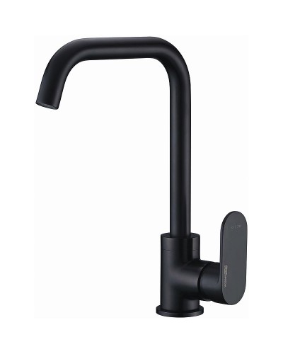 Смеситель для кухни WasserKRAFT Elbе 7407 Черный матовый