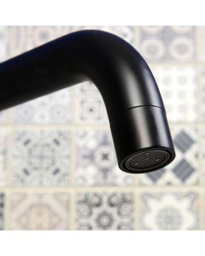 Смеситель для кухни WasserKRAFT Elbе 7407 Черный матовый