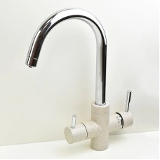 Смеситель для кухни с подключением к фильтру Paini Cox Granite Avena 7894643CR3V11L2KM