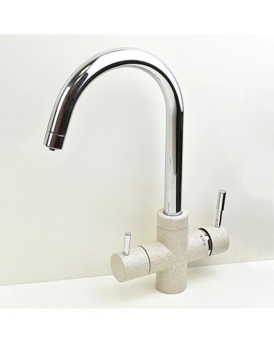 Смеситель для кухни с подключением к фильтру Paini Cox Granite Avena 7894643CR3V11L2KM