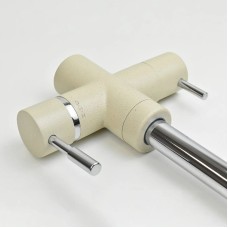 Смеситель для кухни с подключением к фильтру Paini Cox Granite Sahara 7855643CR3V11L2KM