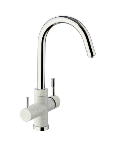 Смеситель для кухни с подключением к фильтру Paini Cox Ultrawhite 7890643CR3V11L2KM