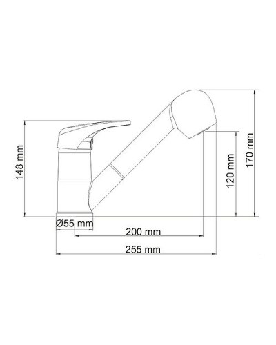 Смеситель для кухни WasserKRAFT Oder 6365 Хром
