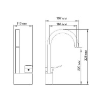 Смеситель для кухни WasserKRAFT Aller 1067 Хром
