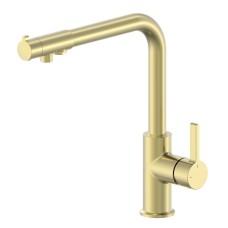 Смеситель для кухни c подключением фильтра WONZON & WOGHAND, Брашированное золото (WW-88458008-BG)