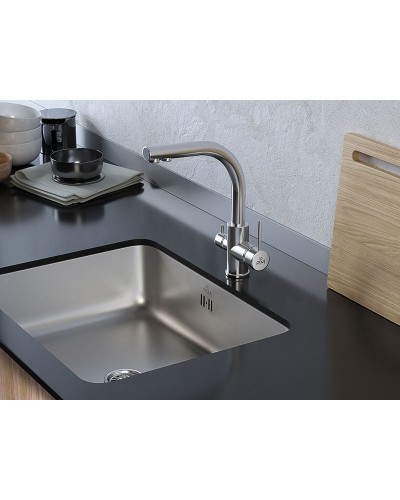 Смеситель для кухни Paulmark Essen Es213011 Никель