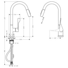 Смеситель для кухни Axor Citterio 39835000