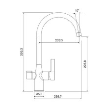 Смеситель для кухни Iddis Pure PURSBFJi05 Хром