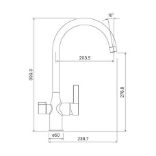 Смеситель для кухни Iddis Pure PURSBFJi05 Хром