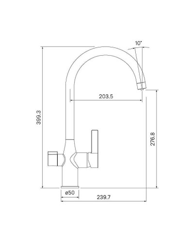 Смеситель для кухни Iddis Pure PURSBFJi05 Хром