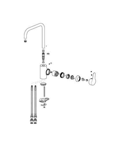 Смеситель для кухонной мойки Vidima Флоу BA225AA