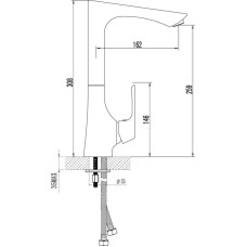 Смеситель для кухни с поворотным изливом Lemark Unit LM4505C