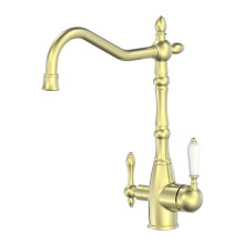 Смеситель для кухни c подключением фильтра WONZON & WOGHAND, Брашированное золото (WW-88458006-BG)