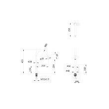 Смеситель для кухни с выдвижным изливом WONZON & WOGHAND, Черный матовый (WW-A21252-MB)