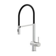 Смеситель для кухни с гибким изливом WONZON & WOGHAND, Брашированный никель (WW-88438003-BN)