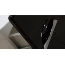 Тумба Bellezza Лагуна 60 4632109140040 Черная Белая