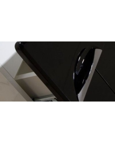 Тумба Bellezza Лагуна 60 4632109140040 Черная Белая