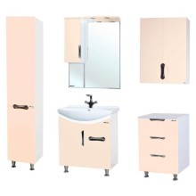 Тумба Bellezza Лагуна 50 4632106140074 Бежевая Белая