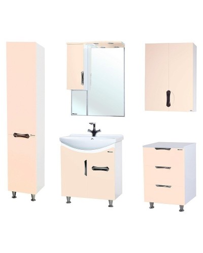 Тумба Bellezza Лагуна 50 4632106140074 Бежевая Белая