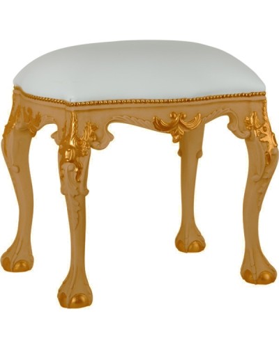 Пуф Migliore Retro 21783 Бронза Белый