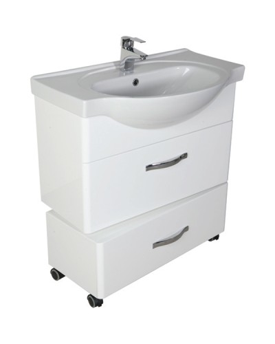 Подкатная тумба Bellezza Анкона 80 Белая