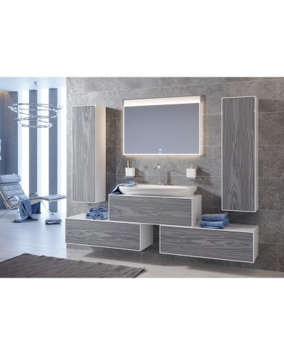 Тумба Aqwella 5 Stars Genesis 100 GEN0310MG подвесная Миллениум серый