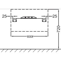 Тумба белый глянец 40,6 см Jacob Delafon Stillness EB2005-G1C
