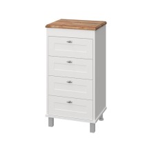 Марта - 50 Комод напольный с 4 ящ. верх ПВХ Ива
