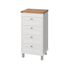 Марта - 50 Комод напольный с 4 ящ. верх ПВХ Ива