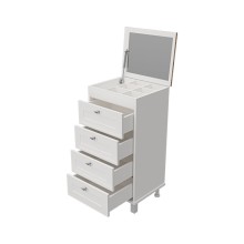 Марта - 50 Комод напольный с 4 ящ. верх ПВХ Ива