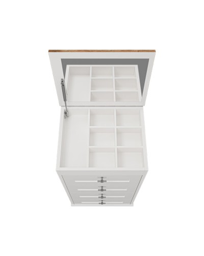 Марта - 50 Комод напольный с 4 ящ. верх ПВХ Ива