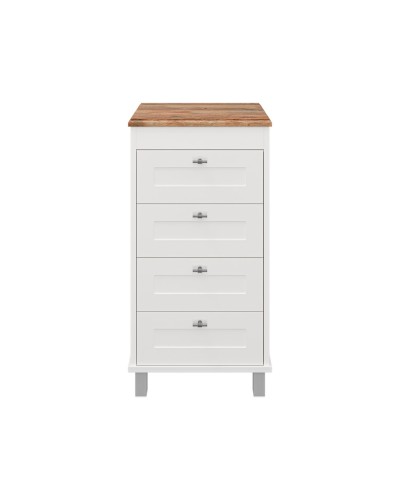 Марта - 50 Комод напольный с 4 ящ. верх ПВХ Ива