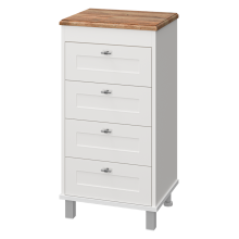 Марта - 50 Комод напольный с 4 ящ. верх ПВХ Ива