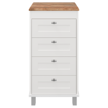 Марта - 50 Комод напольный с 4 ящ. верх ПВХ Ива