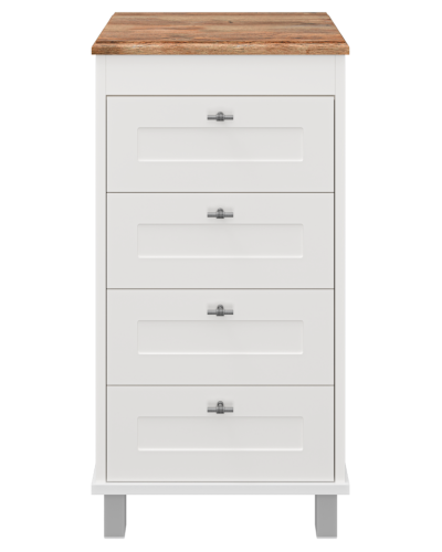 Марта - 50 Комод напольный с 4 ящ. верх ПВХ Ива