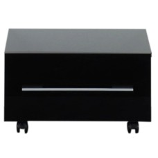 Тумба подкатная черный 57 см Aquanet Нота 00170731