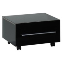 Тумба подкатная черный 57 см Aquanet Нота 00170731