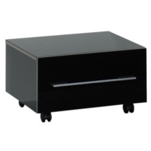 Тумба подкатная черный 57 см Aquanet Нота 00170731