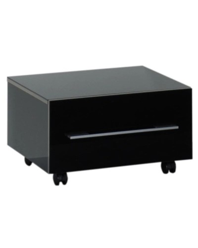 Тумба подкатная черный 57 см Aquanet Нота 00170731